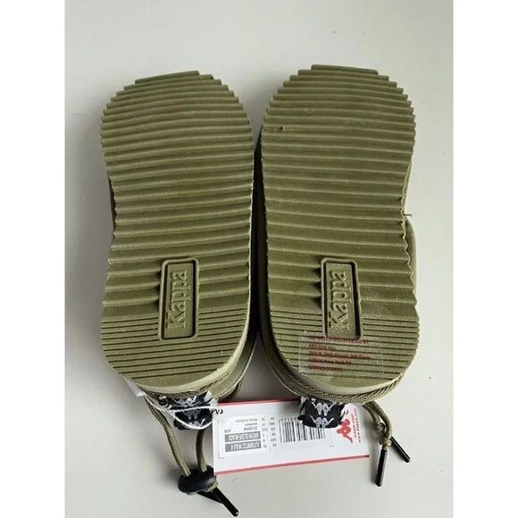 KAPPA Authentic MULE 4 Slip On Sandals Olive Green Women’s Sz 6 Velvet NEW - Picture 8 of 9